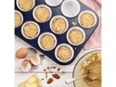 Zyliss Muffin Backform 12 Mulden, Dunkelblau