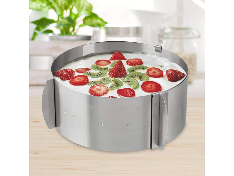 DrOetker Backrahmen Silber, Rund