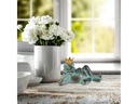 relaxdays Dekofigur Froschkönig M Gusseisen
