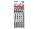 Bosch Professional Stichsägeblatt T 345 XF Progressor Wood and Metal, 5 Stück
