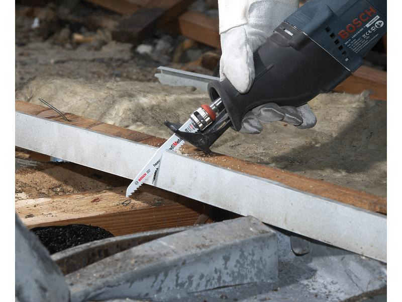 Bosch Professional Säbelsägeblatt S 611 DF Heavy Wood and Metal, 5 Stück