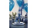 Creativ Company Organzabeutel Organza 7 x 10 cm Blau, 10 Stück