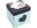 Folia Geschenkschachtel Explosionsbox-Bastelsets Romantik