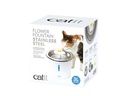 Catit Wasserautomat Flower Fountain Stahl, 3 l