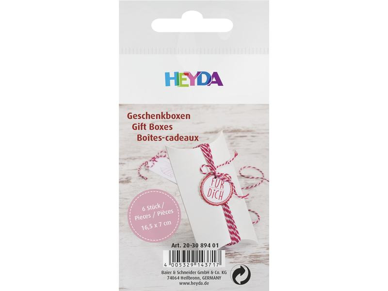 Heyda Geschenkschachtel 70 x 105 mm 6 Stück, Creme