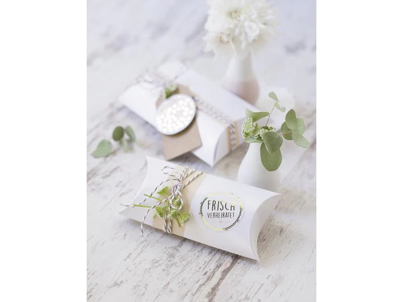 Heyda Geschenkschachtel 90 x 125 mm 6 Stück, Creme