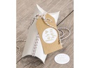 Heyda Geschenkschachtel 90 x 125 mm 6 Stück, Creme