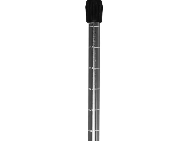 KOOR Wanderstock Aluminium Rivoola Schwarz/Silber