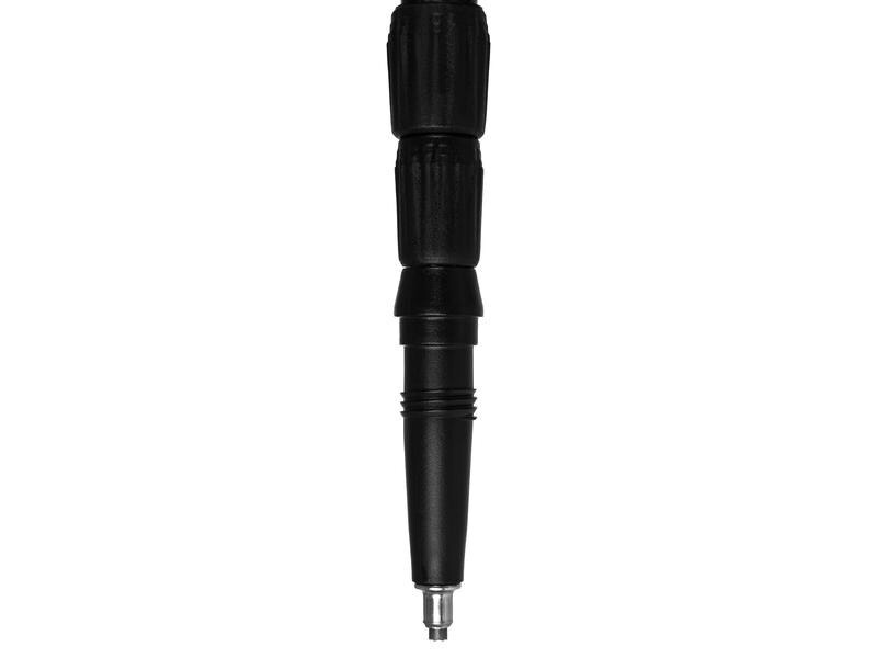 KOOR Wanderstock Aluminium Rivoola Schwarz/Silber