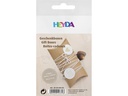 Heyda Geschenkschachtel 90 x 125 mm 6 Stück, Nature