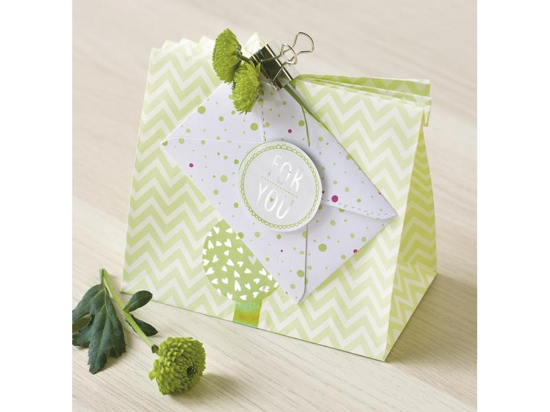 Heyda Papiertüte 12 Stück Grün