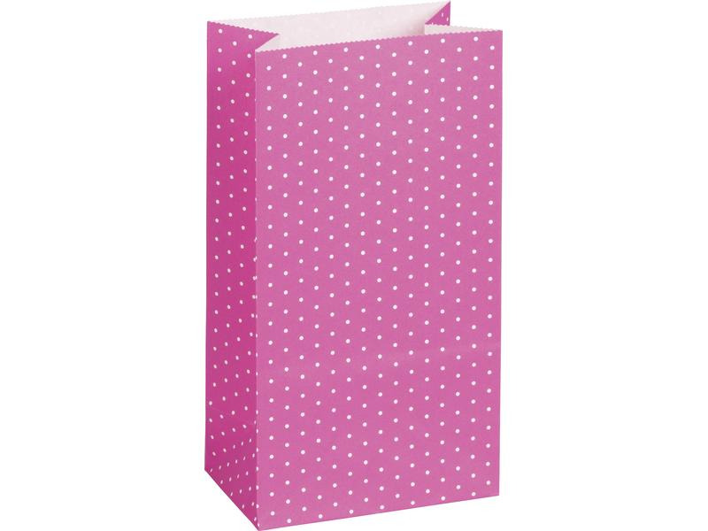 Heyda Papiertüte 12 Stück Pink