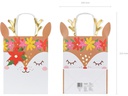 Partydeco Geschenktasche Reh 20.5 x 30 x 10.5 cm, Mehrfarbig