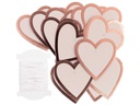 Rico Design Geschenkanhänger Herz 24 Stück, Rosa