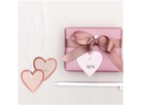 Rico Design Geschenkanhänger Herz 24 Stück, Rosa