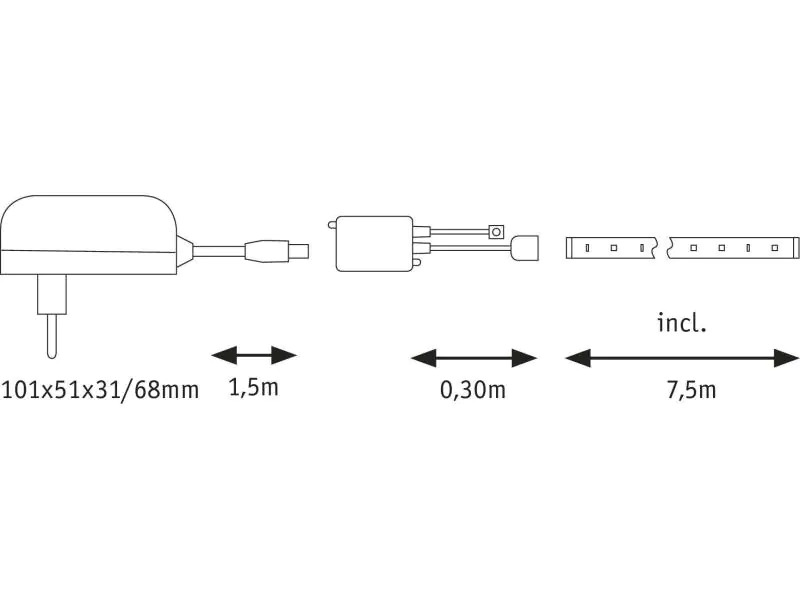 Paulmann LED-Stripe SimpLED 10 m RGB