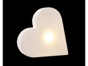 8 Seasons Design Motivlicht Shining Heart  Micro S Weiss