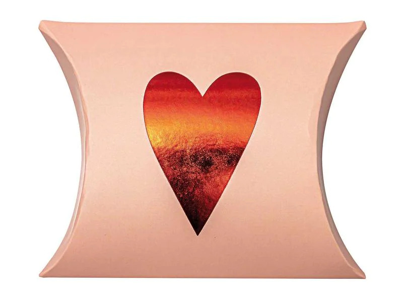 Rico Design Geschenkschachtel Herzen 6 Stück, Rosa/Rot