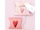 Rico Design Geschenkschachtel Herzen 6 Stück, Rosa/Rot