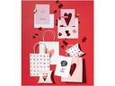 Rico Design Geschenkschachtel Herzen 6 Stück, Rosa/Rot