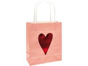 Rico Design Papiertüte Herzen 2 Stück, Rosa