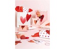 Rico Design Papiertüte Herzen 2 Stück, Rosa