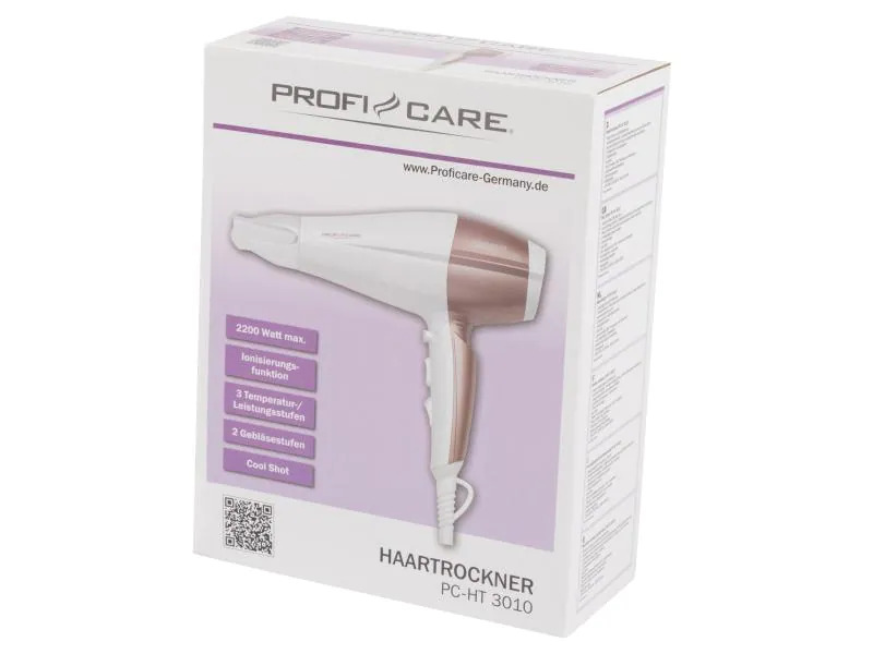 Profi Care Haartrockner PC-HT 3010 Weiss / Champagner