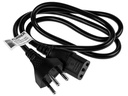 FURBER.power Netzkabel C13-T12 1.0 m Schwarz