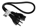 FURBER.power Netzkabel C5-T12 0.5 m Schwarz