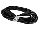 FURBER.power Netzkabel C5-T12 3.0 m Schwarz