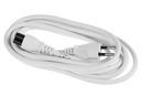 FURBER.power Netzkabel C5-T12 3.0 m Weiss