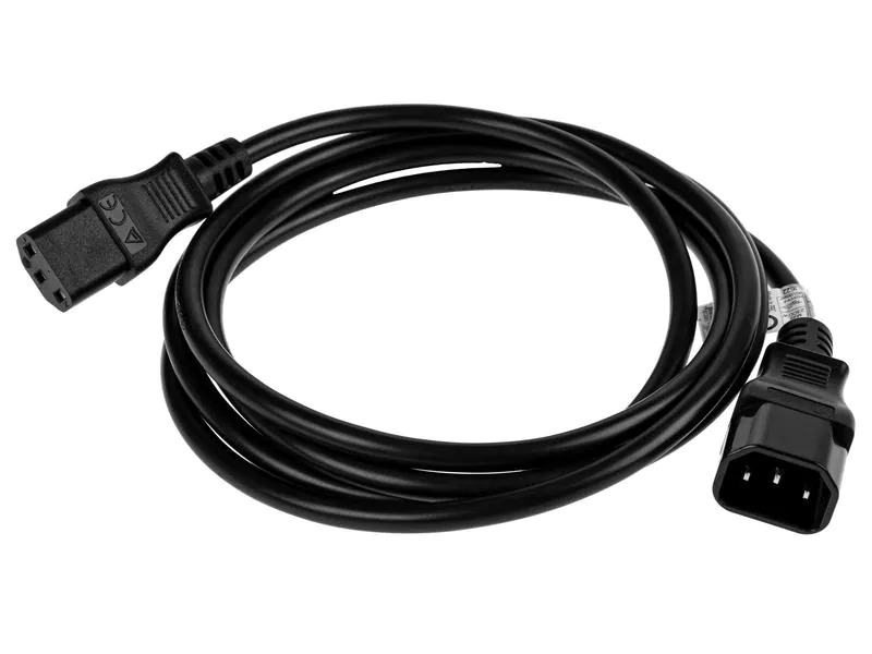 FURBER.power Verlängerungskabel C13-C14 2.0 m Schwarz