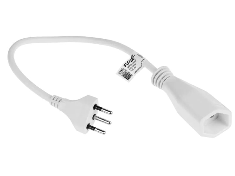 FURBER.power Verlängerungskabel T12-T13 3-polig 0.2 m