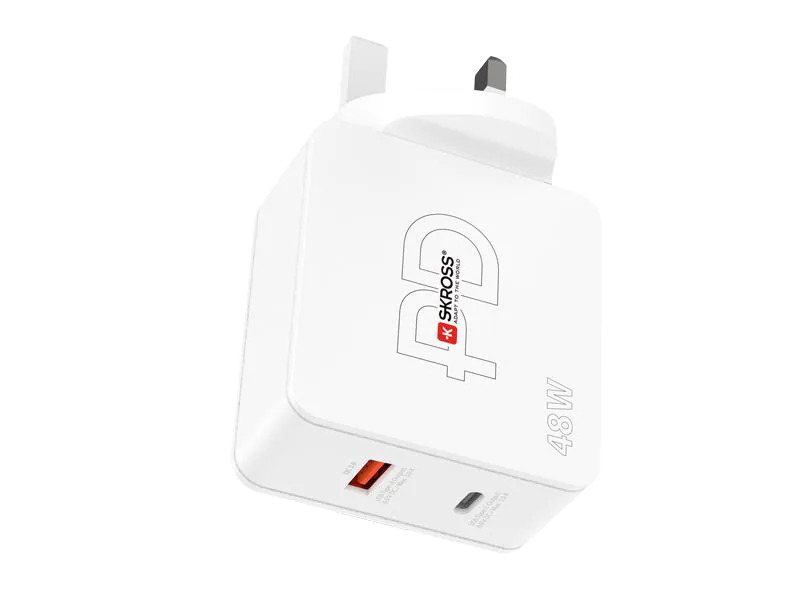 SKROSS USB Netzteil Multipower 2 Pro+, UK 48 W, 5 V 9 V