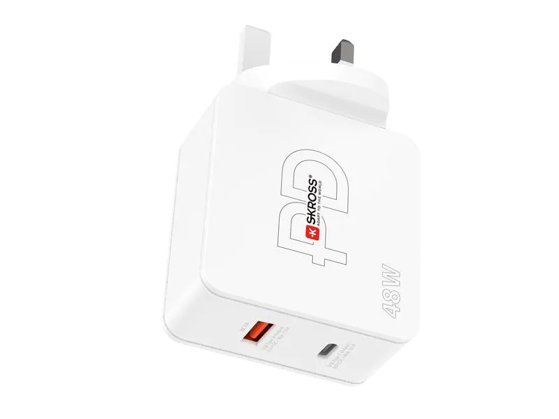 SKROSS USB Netzteil Multipower Combo+, UK 48 W, 5 V 9 V