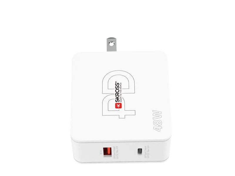 SKROSS USB Netzteil Multipower Combo+, US 48 W, 5 V 9 V