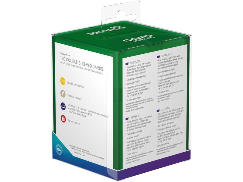 Ultimate Guard Kartenbox Boulder Deck Case Standardgrösse 100+ Emerald