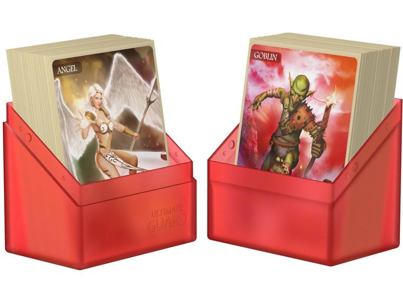 Ultimate Guard Kartenbox Boulder Deck Case Standardgrösse 60+ Ruby