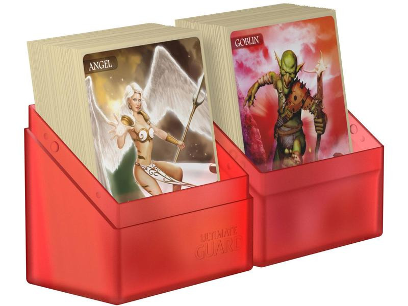 Ultimate Guard Kartenbox Boulder Deck Case Standardgrösse 60+ Ruby