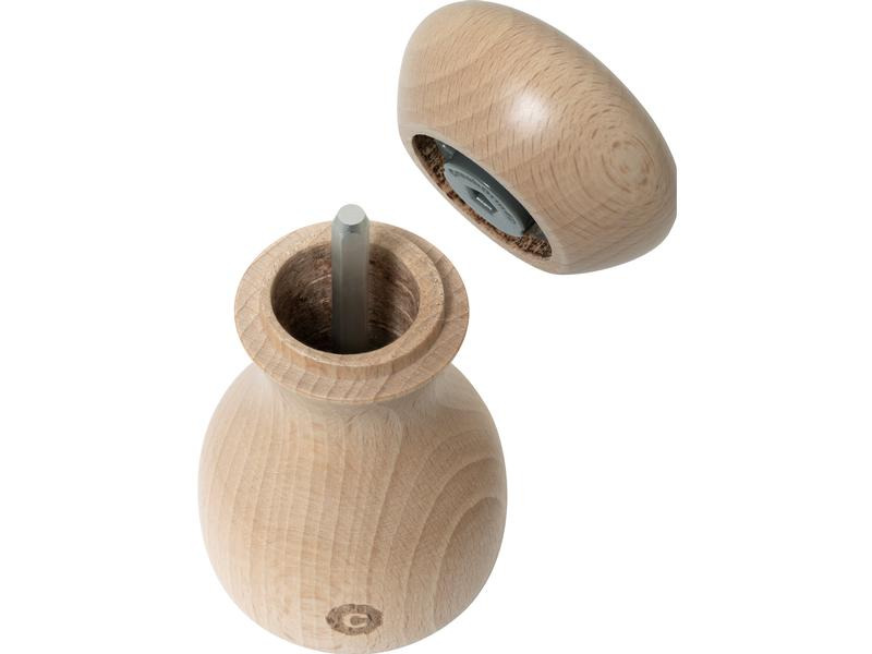 Crush Grind Salz- und Pfeffermühle Lyon 2er Set, 9.6 cm, Hellbraun