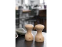 Crush Grind Salz- und Pfeffermühle Lyon 2er Set, 9.6 cm, Hellbraun