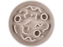 District 70 Bambusnapf Bamboo Dog Slow Feeder Ø 21 cm, Creme-Weiss