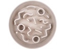 District 70 Bambusnapf Bamboo Dog Slow Feeder Ø 28 cm, Creme-Weiss