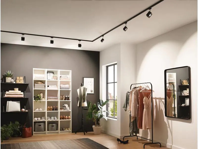 Paulmann URail Light &amp; Easy X-Verbinder, Schwarz