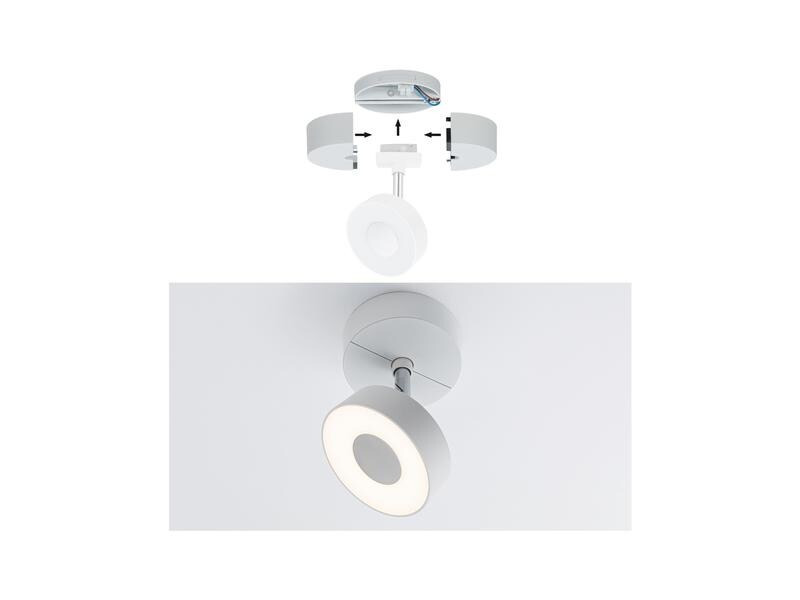 Paulmann URail Single Spot-Base, Weiss