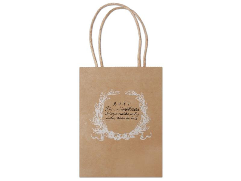 URSUS Geschenktasche 3 Stück, Braun