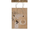 URSUS Geschenktasche 3 Stück, Braun