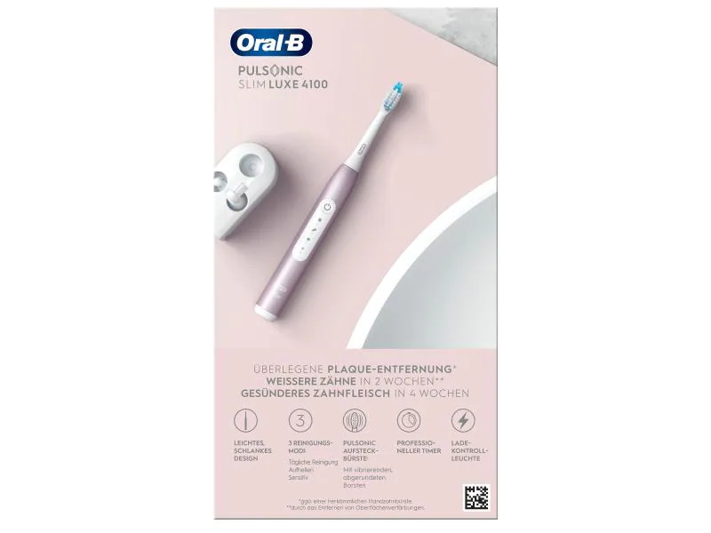 Oral-B Schallzahnbürste Pulsonic Slim Luxe 4100 Rosegold