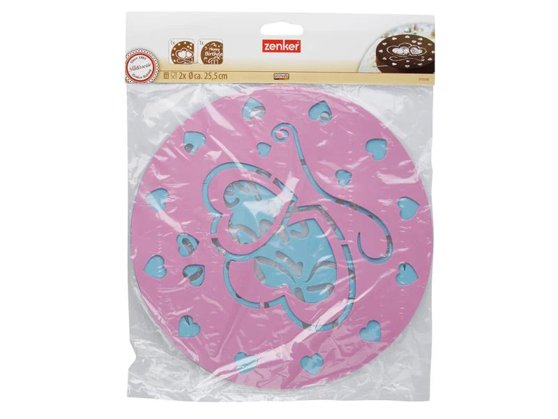 DrOetker Schablone Sweet Sensation Blau/Lila