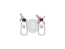 Kisag Rahmbläser Classic 0.5 l, Silber